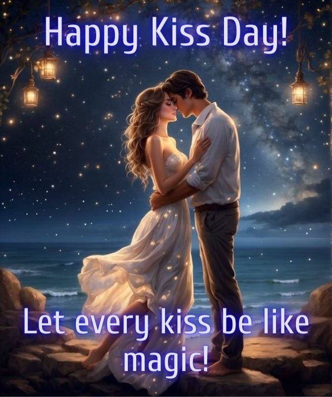 July 6 – World Kiss Day: beautiful cards and pictures with wishes 16