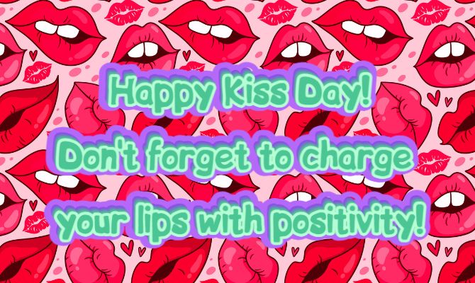July 6 – World Kiss Day: beautiful cards and pictures with wishes 22