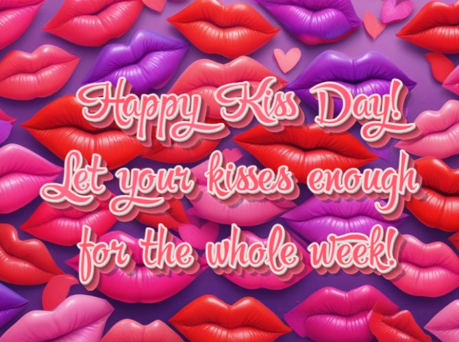 July 6 – World Kiss Day: beautiful cards and pictures with wishes 31