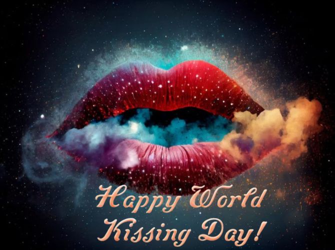 July 6 – World Kiss Day: beautiful cards and pictures with wishes 11
