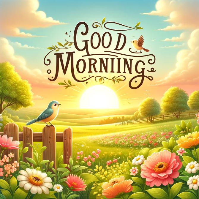 Доброго ранку: веселі та красиві картинки з побажанням гарного ранку 6