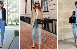 How to wear Mom jeans for women 40+: secrets of stylish looks