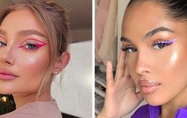 Colored arrows on the eyes: a bright and fresh beauty trend for the summer