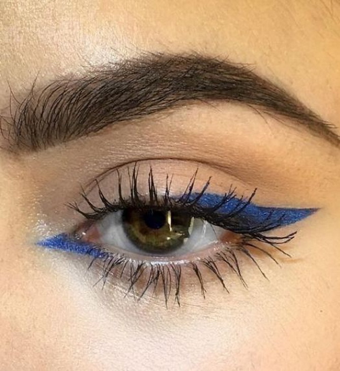 Colored arrows on the eyes: a bright and fresh beauty trend for the summer 1