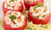 Stuffed tomatoes with shrimp and herbs – a recipe for an original dish