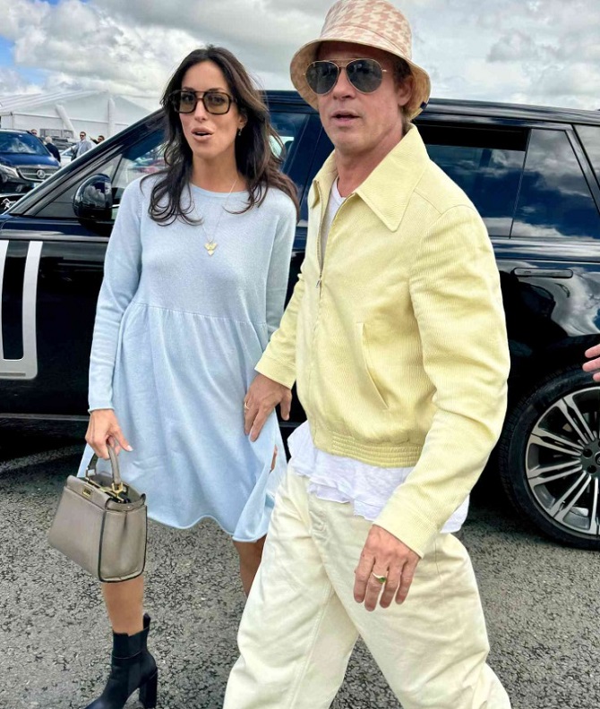 Brad Pitt hat seine Romanze mit Ines de Ramon offiziell bestätigt 2