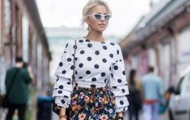 Fashionable polka dot print: how to wear and what to combine