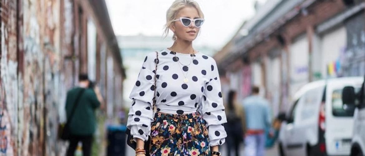 Fashionable polka dot print: how to wear and what to combine