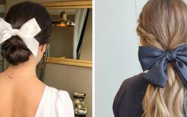 Charming hairstyles with a bow: romance and style in one accessory