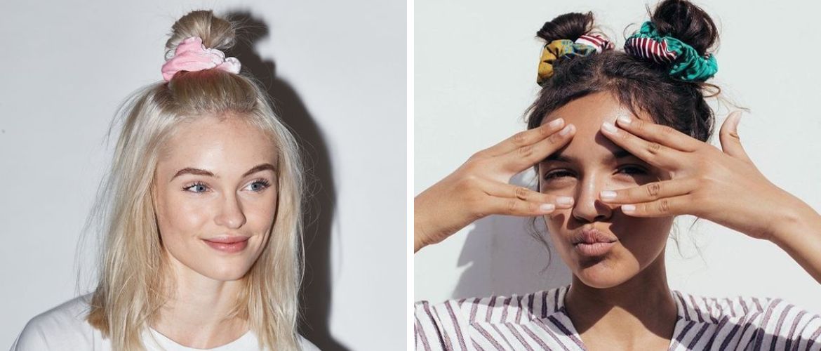 Scrunchie: 5 einfache Frisuren mit diesem Haarschmuck