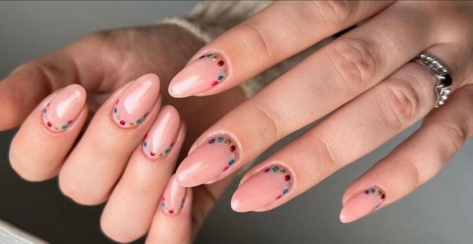 The art of minimalism: ideas for the perfect dotted manicure 18