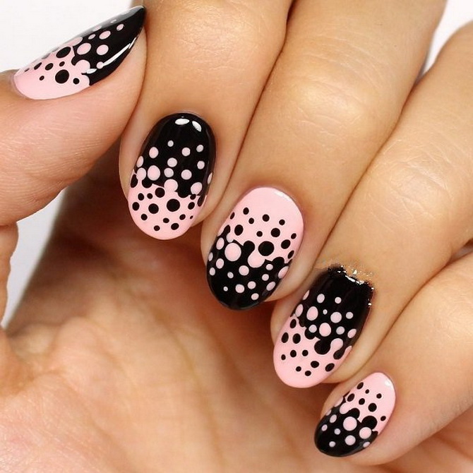 The art of minimalism: ideas for the perfect dotted manicure 1