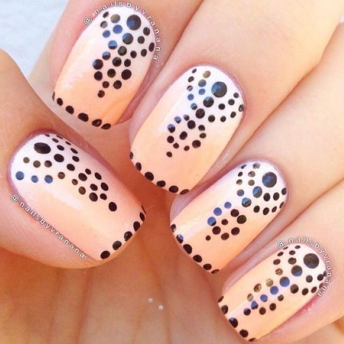 The art of minimalism: ideas for the perfect dotted manicure 20