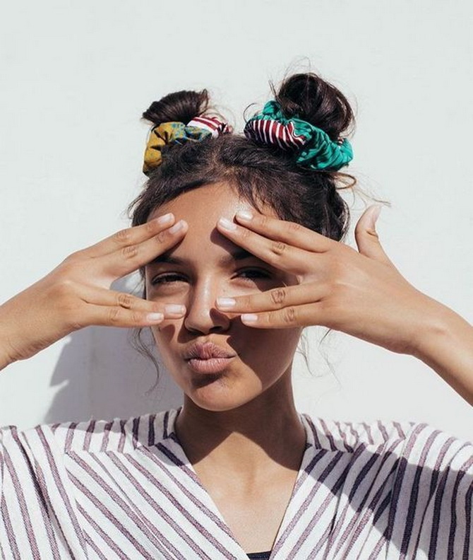 Scrunchie: 5 easy hairstyles with this hair accessory 2