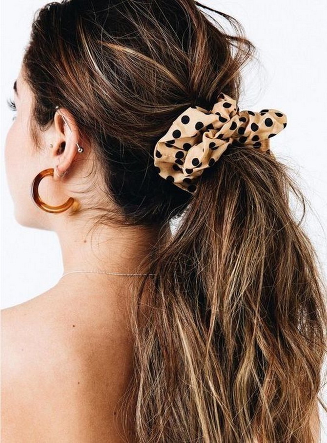 Scrunchie: 5 easy hairstyles with this hair accessory 5