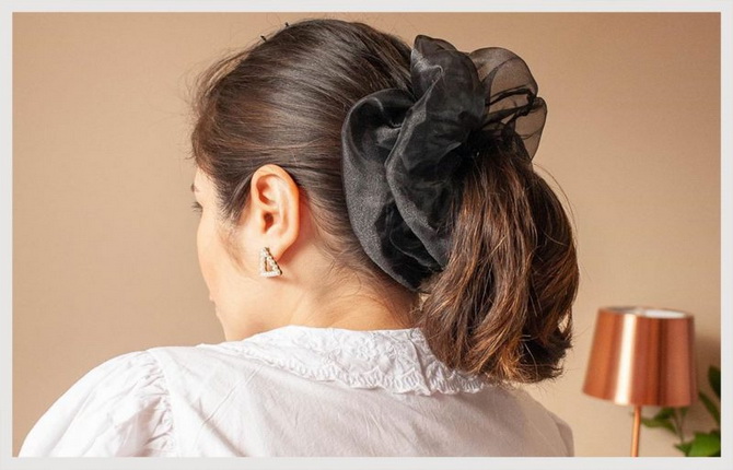 Scrunchie: 5 easy hairstyles with this hair accessory 8