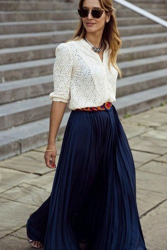 How to wear a long skirt in everyday looks: 3 combination options 4