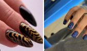 Tiger manicure: fashionable nail design ideas with photos