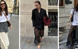 5 Fashionable Ways to Wear a Sheer Lace Skirt