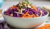 Georgian salad with red cabbage – a recipe for a delicious and unusual dish