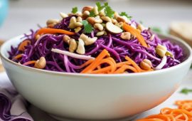 Georgian salad with red cabbage – a recipe for a delicious and unusual dish