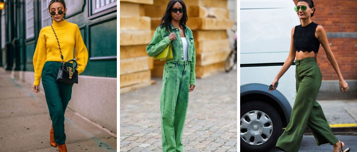 Green pants – how to wear a fashion trend in the 2024-2025 season