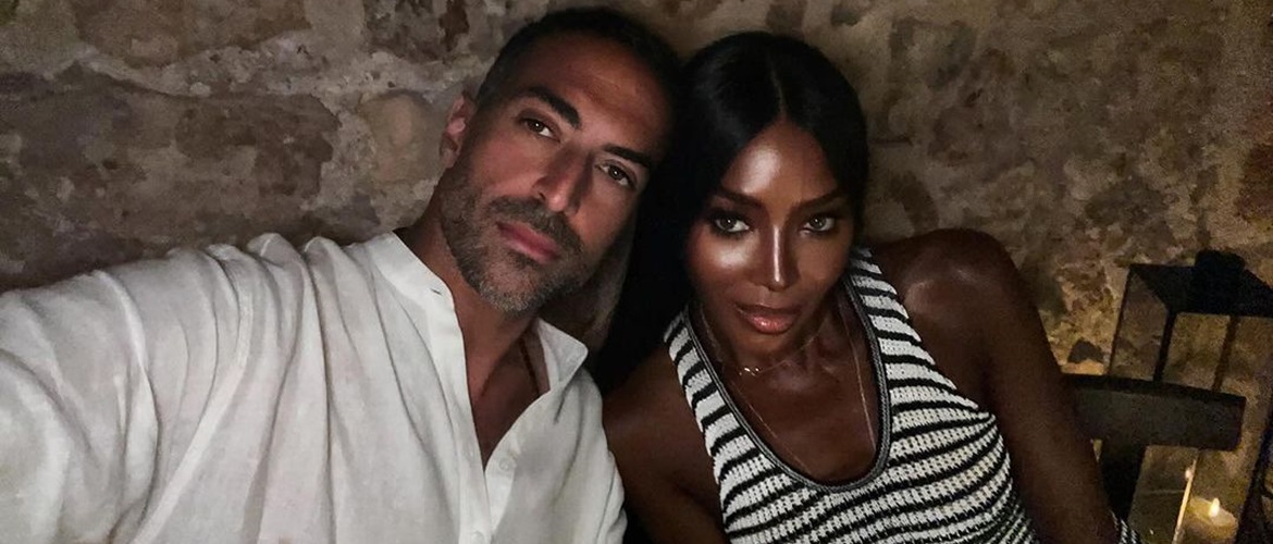 Naomi Campbell fueled rumors of an affair with a young Arab multimillionaire