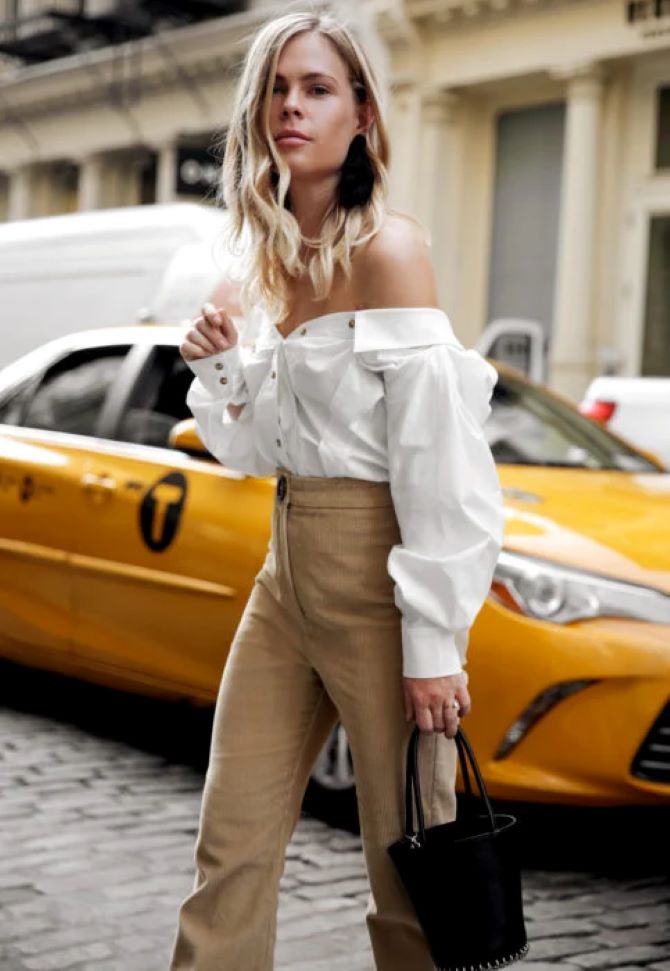 How to Create Looks with a White Blouse: Fashion Tips 9