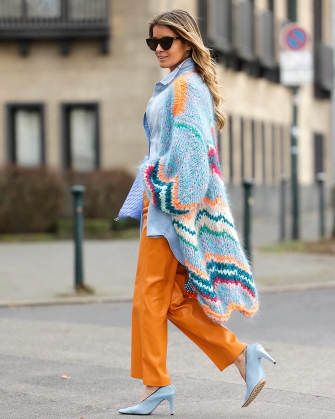 Lange Strickjacke im Damenlook für den Herbst 14