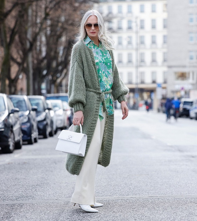 Lange Strickjacke im Damenlook für den Herbst 6