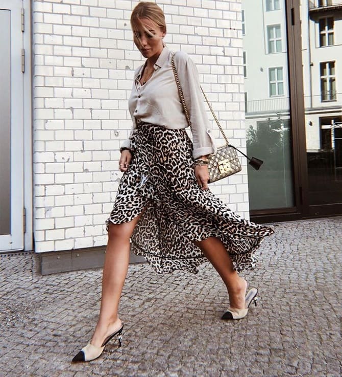 4 ideas on how to wear a leopard skirt in the fall of 2024 8