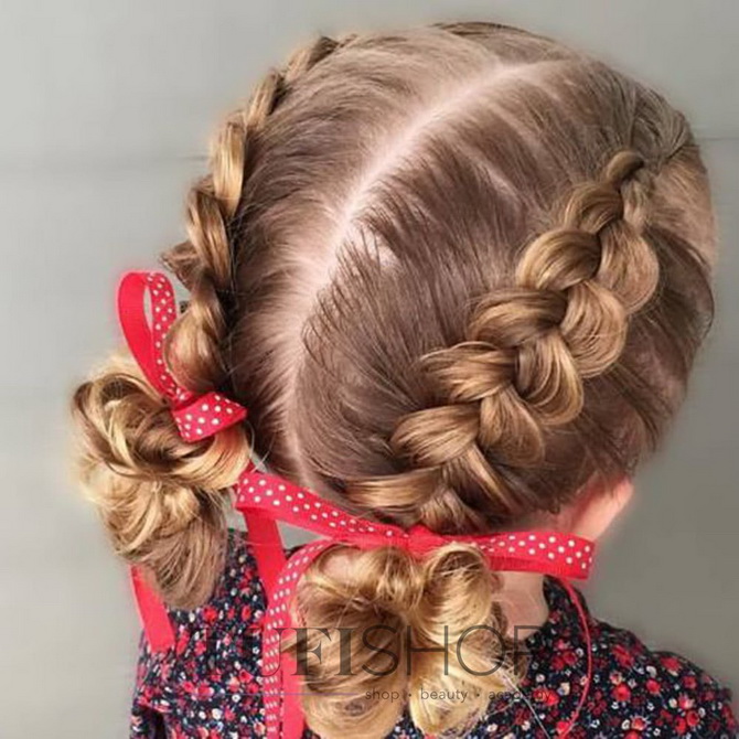 Fashionable hairstyles for September 1 for first-graders: options for unforgettable images 7