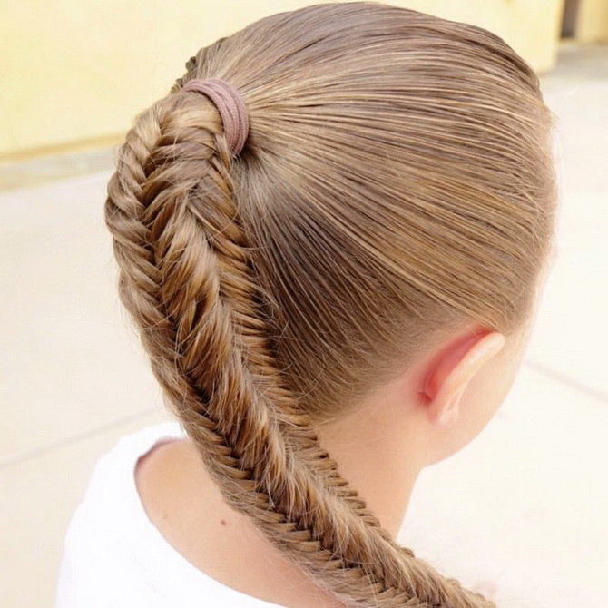 Fashionable hairstyles for September 1 for first-graders: options for unforgettable images 13