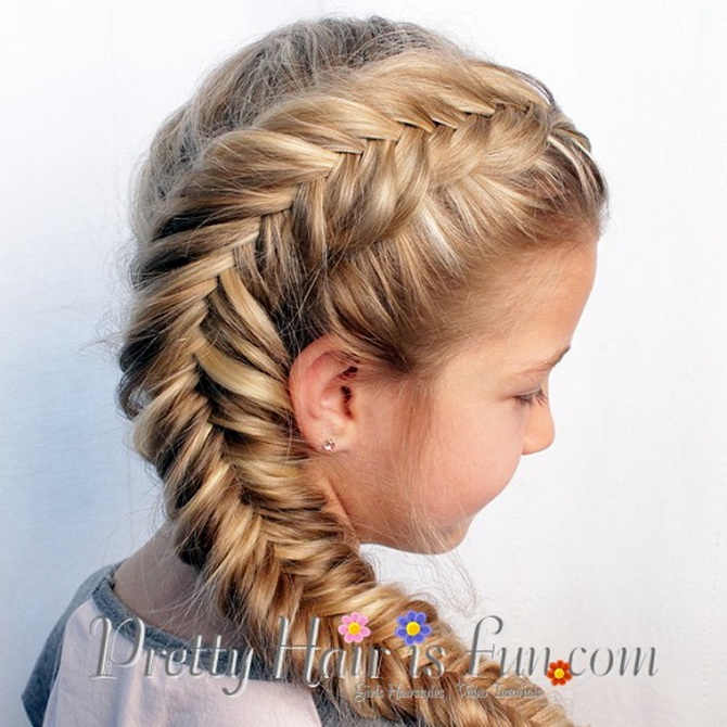 Fashionable hairstyles for September 1 for first-graders: options for unforgettable images 15