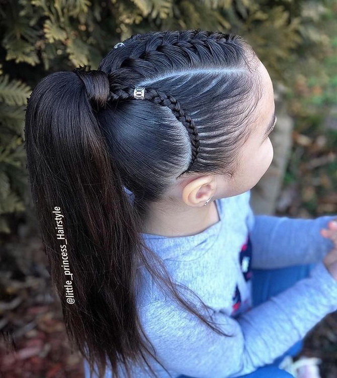 Fashionable hairstyles for September 1 for first-graders: options for unforgettable images 22