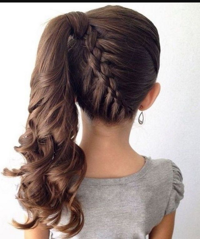 Fashionable hairstyles for September 1 for first-graders: options for unforgettable images 19