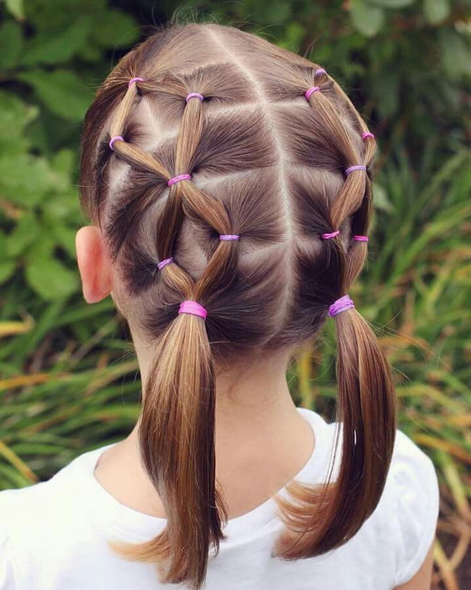 Fashionable hairstyles for September 1 for first-graders: options for unforgettable images 23