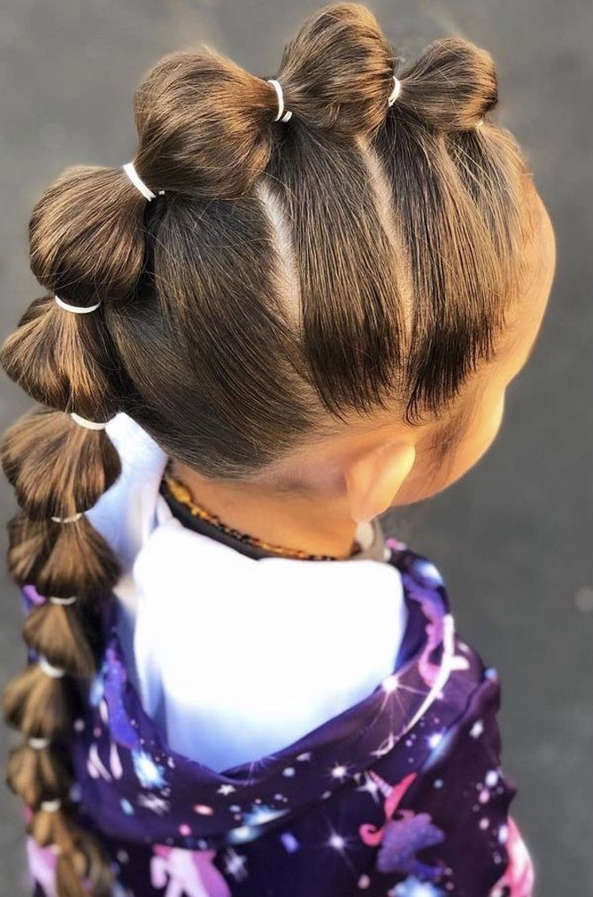 Fashionable hairstyles for September 1 for first-graders: options for unforgettable images 26