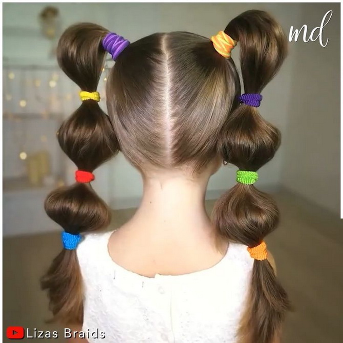 Fashionable hairstyles for September 1 for first-graders: options for unforgettable images 27