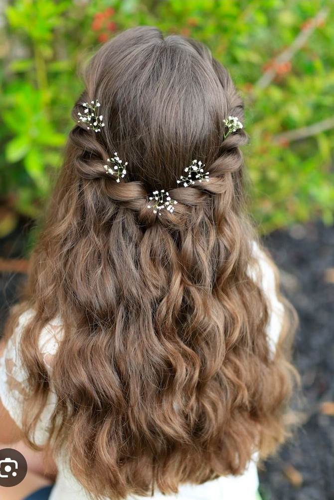 Fashionable hairstyles for September 1 for first-graders: options for unforgettable images 34