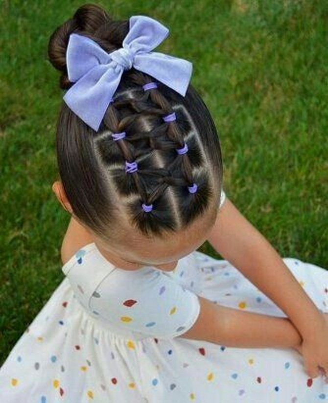 Fashionable hairstyles for September 1 for first-graders: options for unforgettable images 36