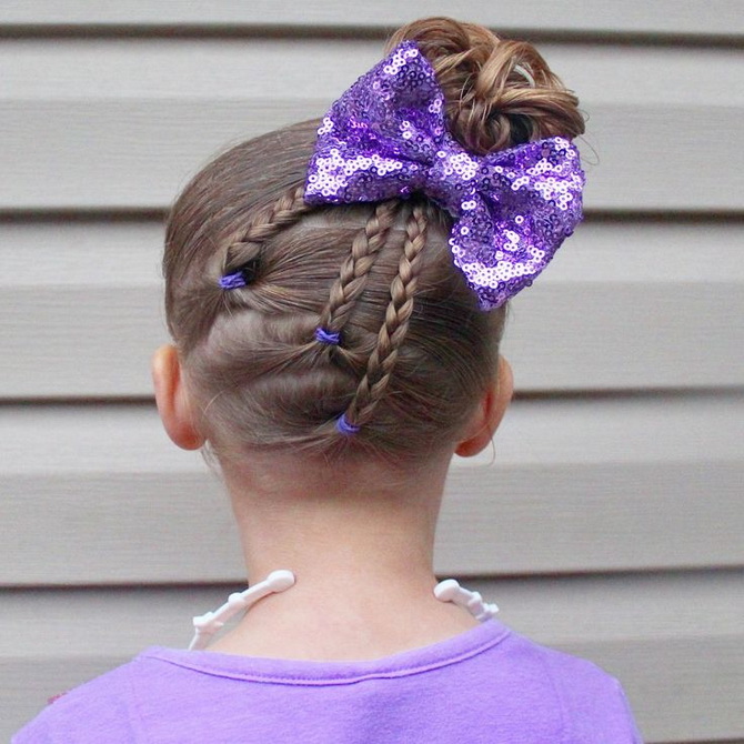 Fashionable hairstyles for September 1 for first-graders: options for unforgettable images 39