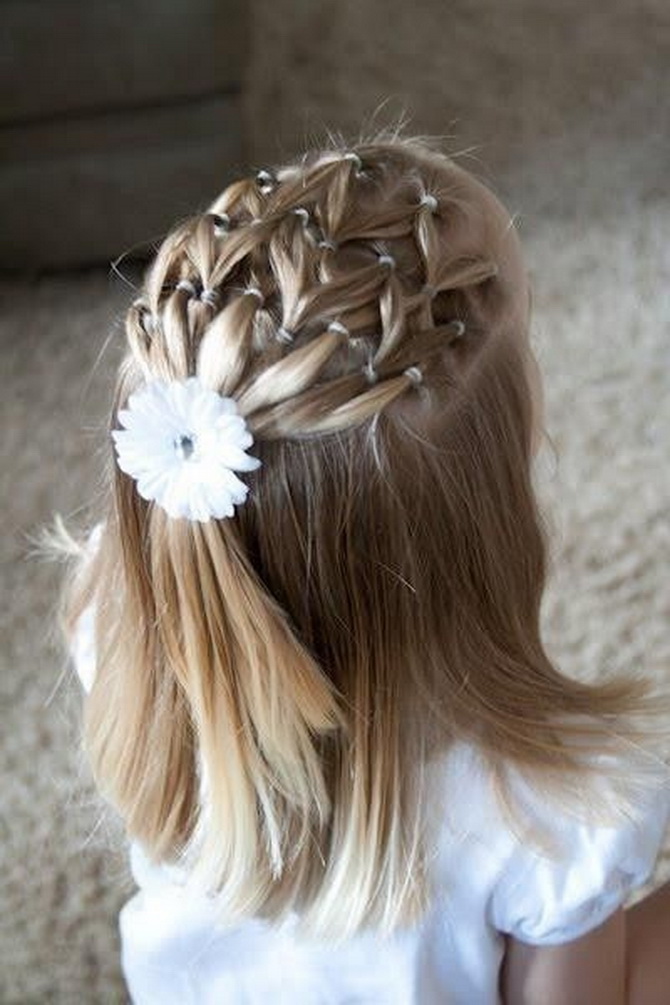 Fashionable hairstyles for September 1 for first-graders: options for unforgettable images 41