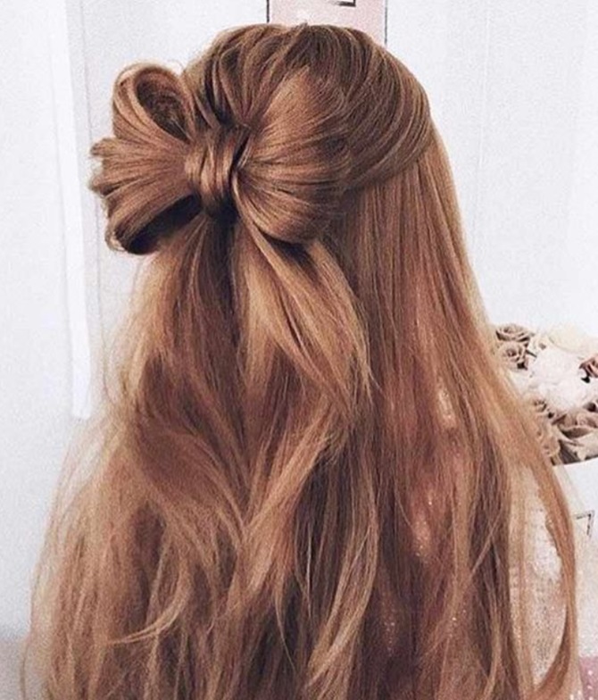 Fashionable hairstyles for September 1 for long hair 12