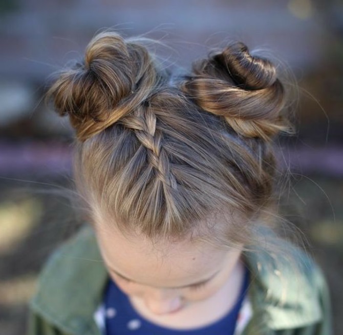 Modische Frisuren für den 1. September für langes Haar 39