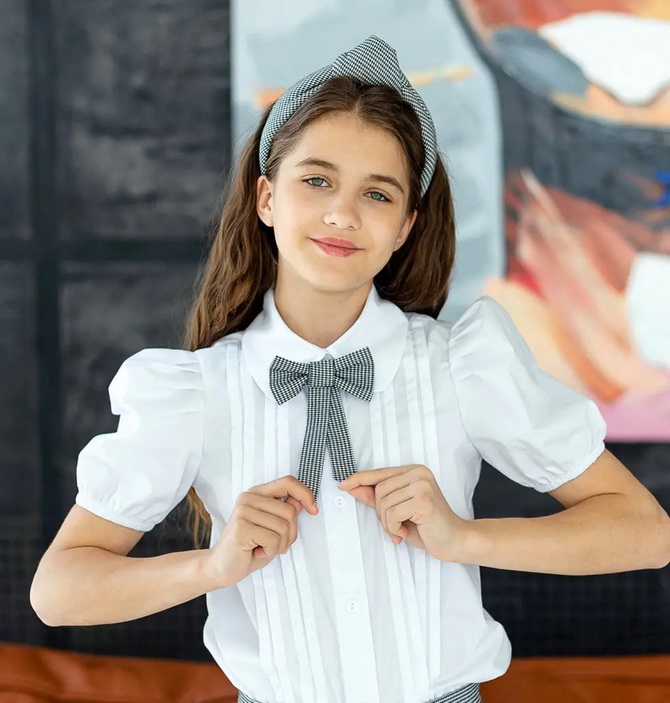 Fashionable school uniform 2024-2025: looks for girls and boys 7