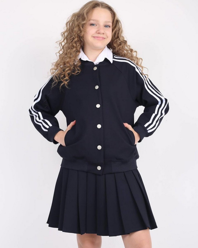 Fashionable school uniform 2024-2025: looks for girls and boys 2