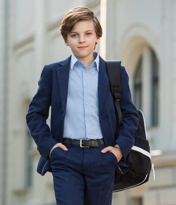 Fashionable school uniform for teenagers 2024-2025: new trends 23