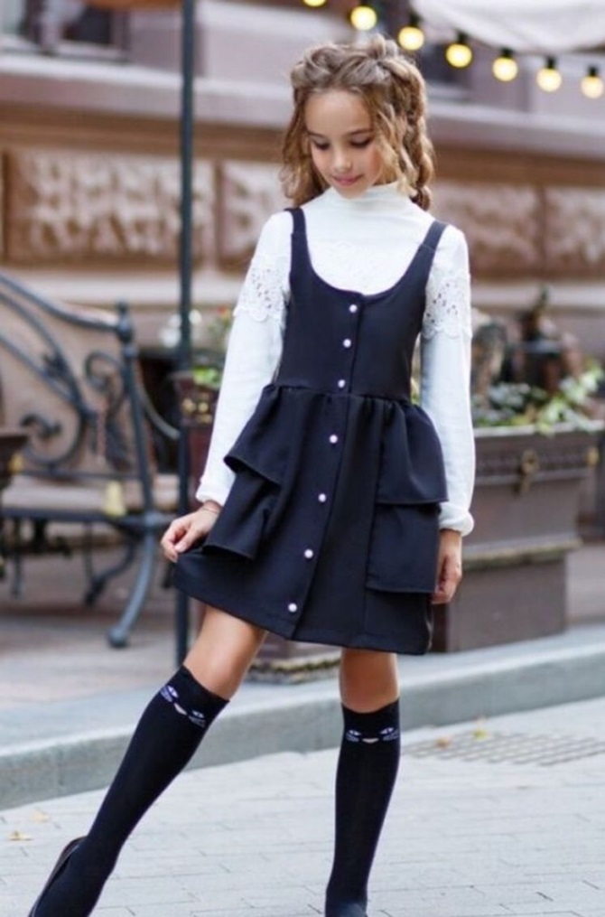 Fashionable school uniform for teenagers 2024-2025: new trends 1