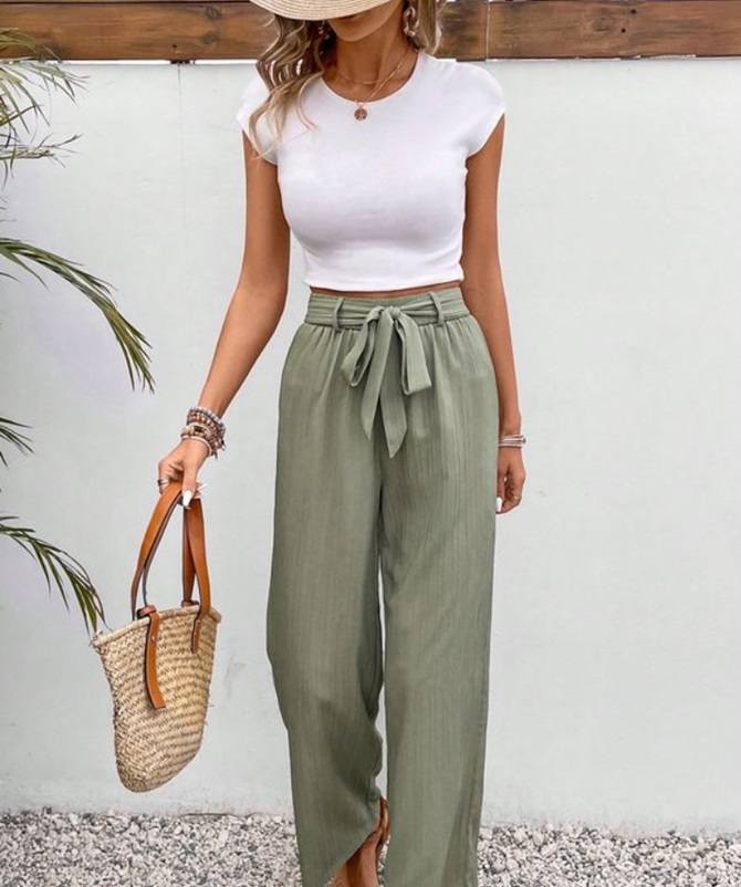 Green pants – how to wear a fashion trend in the 2024-2025 season 2